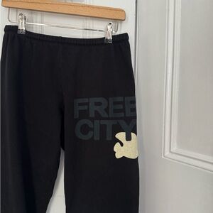 Black FREE CITY Sweatpants